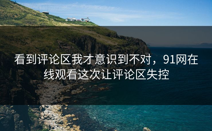 看到评论区我才意识到不对，91网在线观看这次让评论区失控