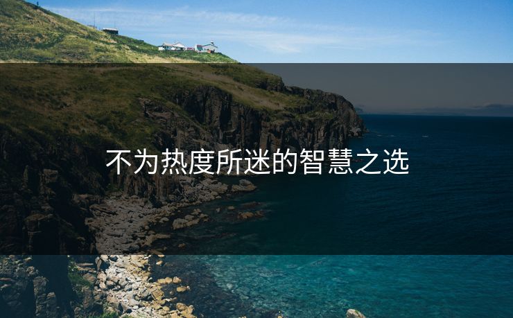 不为热度所迷的智慧之选